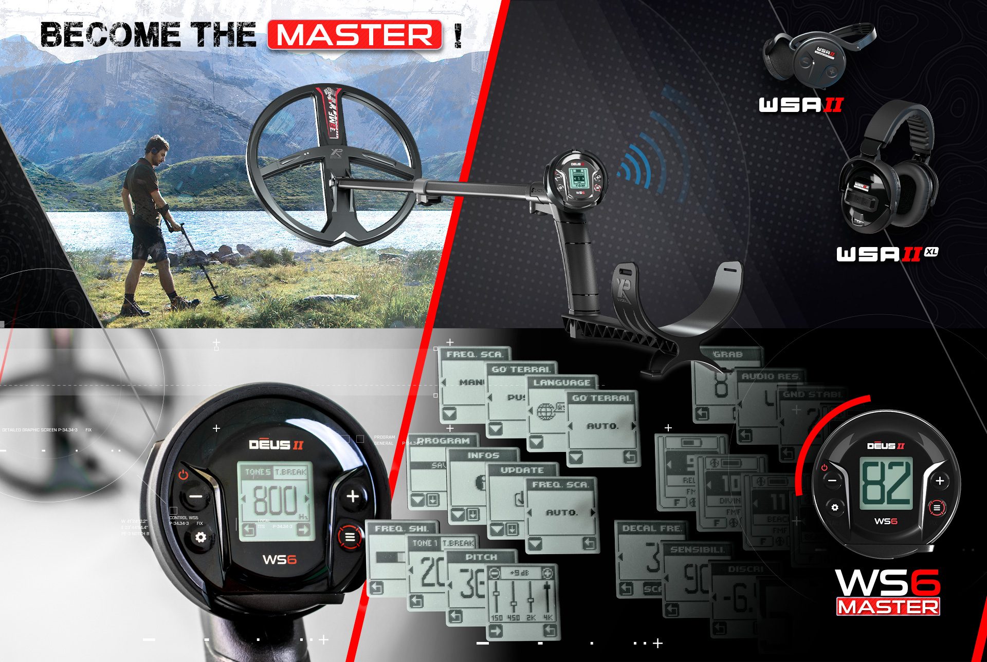 Antalya XP Deus II WS6 MASTER - XP WS6 MASTER Deus 2 saha ve su kullanımı